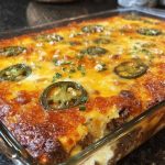Jalapeño Popper Beef and Rice Casserole