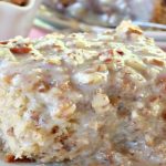 Southern Pecan Praline Sheet Cake