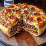 Stuffed Deep Dish Pizza Pie