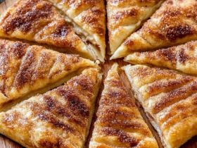 Cinnamon-Sugar Pizza made with Crescent Rolls