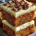 Decadent Carrot Cake Bars with Cream Cheese Frosting
