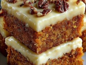 Decadent Carrot Cake Bars with Cream Cheese Frosting