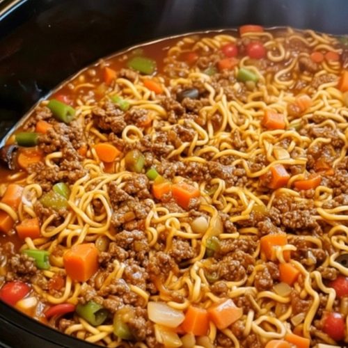 Ground Beef Lo Mein