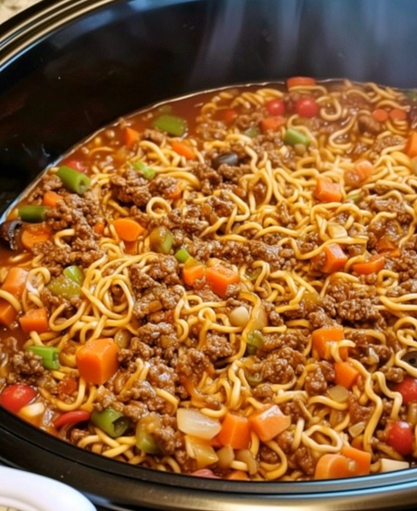 Ground Beef Lo Mein