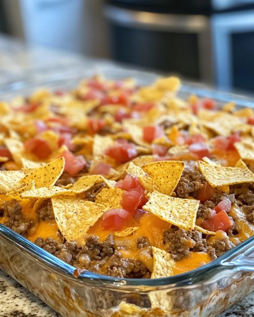 Loaded Taco Beef Casserole