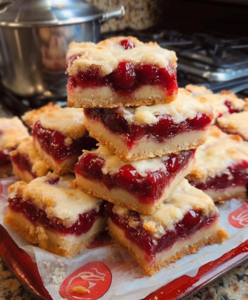 Cherry Crumble Bars