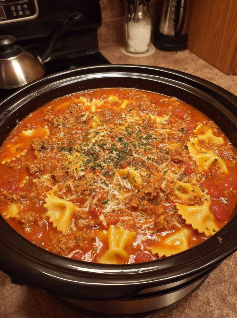 One Pot Lasagna Soup