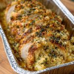 4-Ingredient Chicken and Stuffing Bake