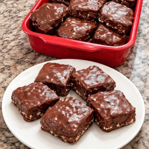 Chocolate-Covered Brownie Bars