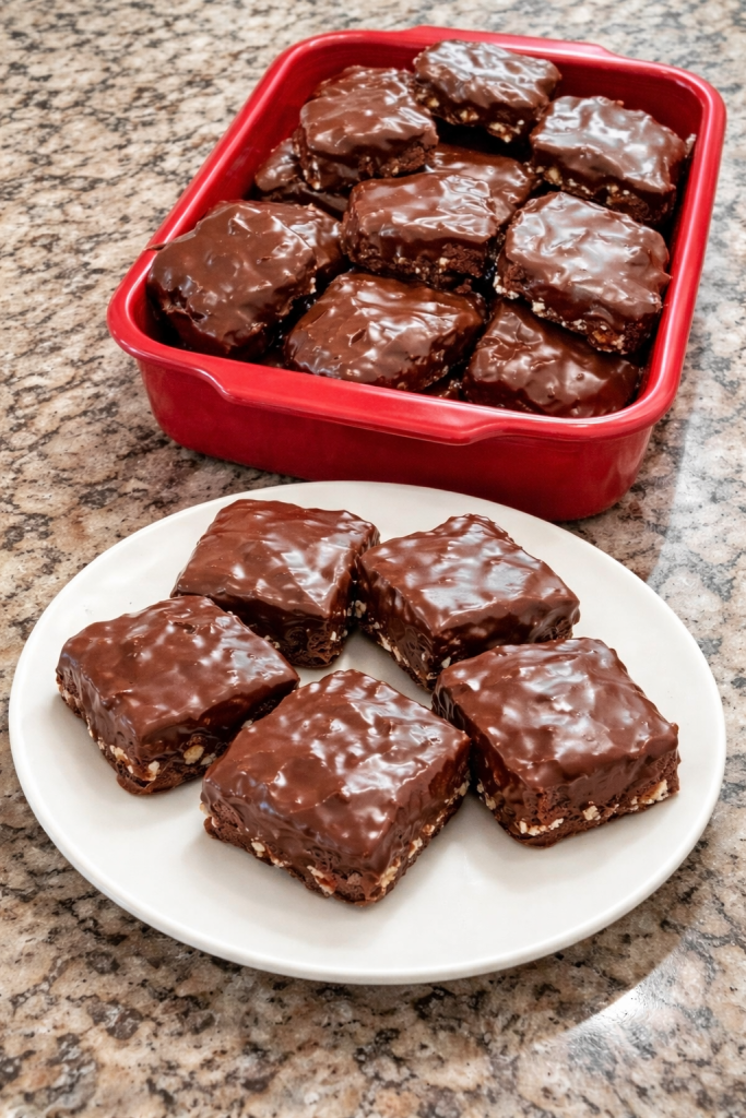 Chocolate-Covered Brownie Bars