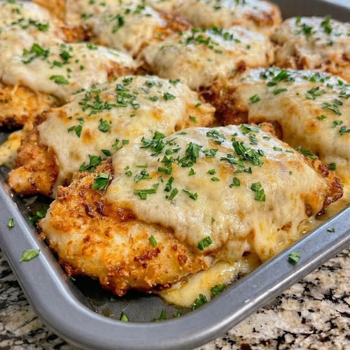 Mayonnaise and Parmesan Chicken