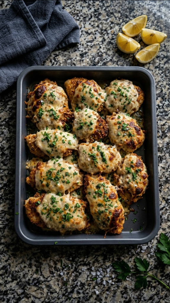 Mayonnaise and Parmesan Chicken