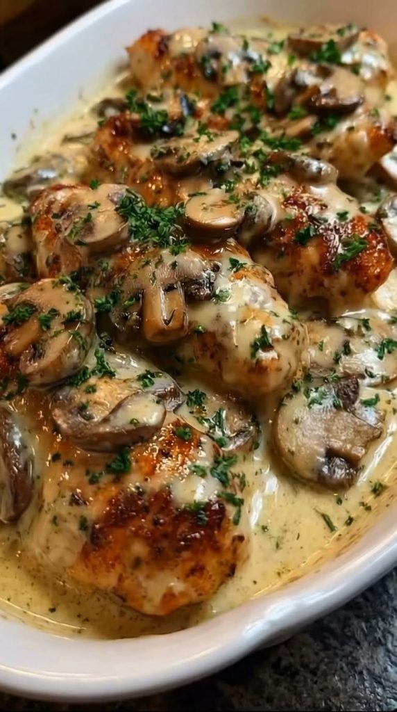 Creamy Mushroom Chicken
