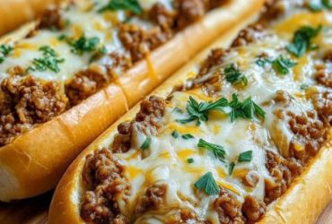 Sloppy Joe Garlic Bread