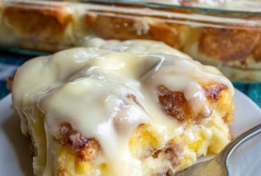 Overnight Orange Roll Casserole