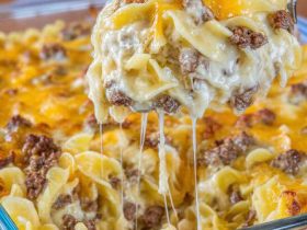 Sour Cream Beef Noodle Casserole