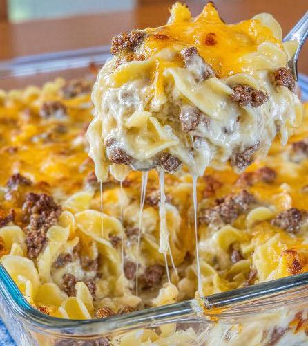Sour Cream Beef Noodle Casserole