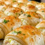 Baked Chicken Stuffed Crescent Rolls