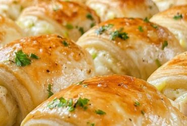 Baked Chicken Stuffed Crescent Rolls