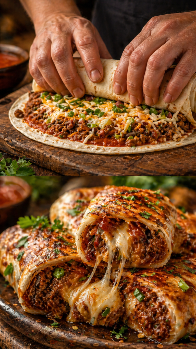 Cheeseburger Wraps Recipe