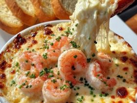 Cheesy Shrimp & Crab Bake Dip