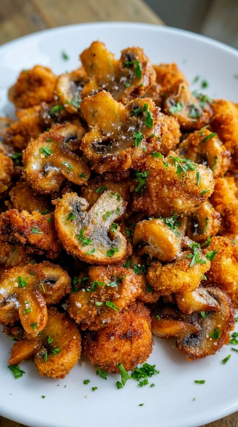 Crispy Fried Mushrooms
