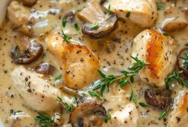 Creamy Chicken and Mushroom Soup