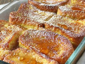 Caramel Bottom French Toast Bake