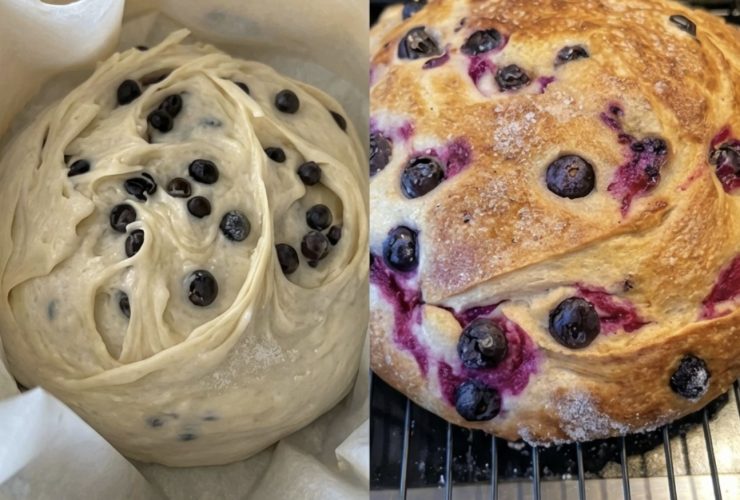 Blueberry Cream Cheese Loaf