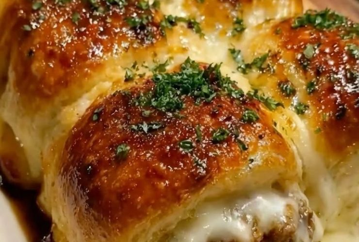 Garlic Parmesan Cheeseburger Bombs