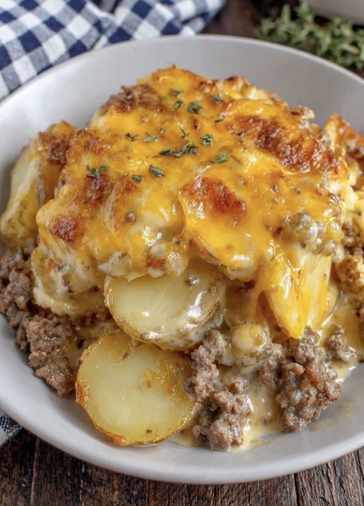 Cheesy Hamburger Casserole