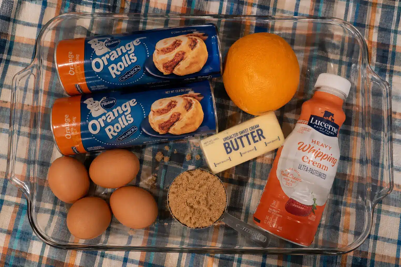 Overnight Orange Roll Casserole