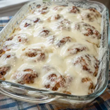 Overnight Orange Roll Casserole