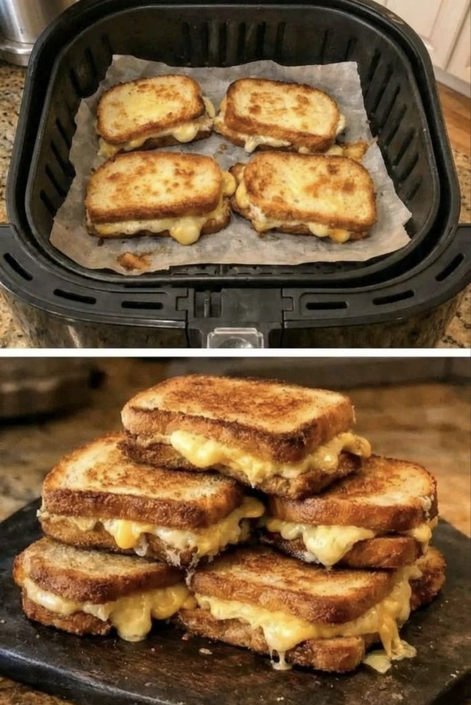 Air Fryer Grilled Cheese Sandwich