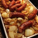 Smoky Glazed Sausage & Fried Onions