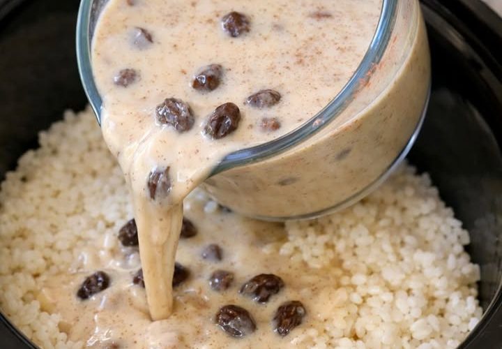 Slow Cooker Rice Pudding