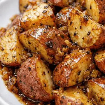 Slow Cooker Onion Butter Potatoes