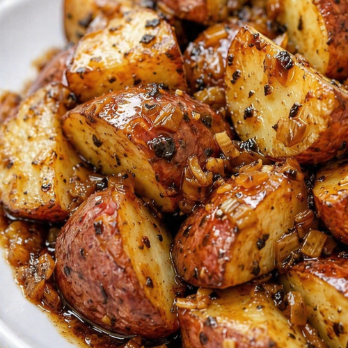 Slow Cooker Onion Butter Potatoes