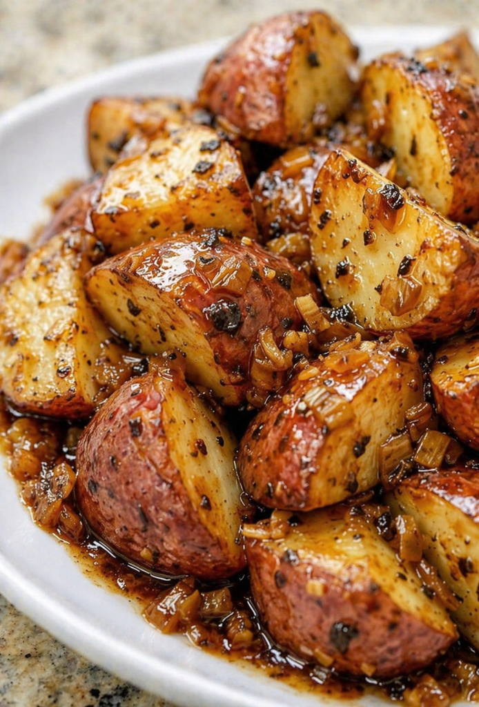 Slow Cooker Onion Butter Potatoes