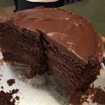 Dark Chocolate Ganache Cake