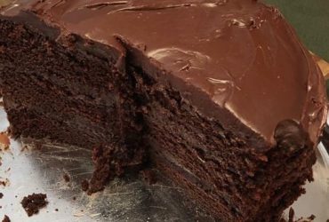 Dark Chocolate Ganache Cake
