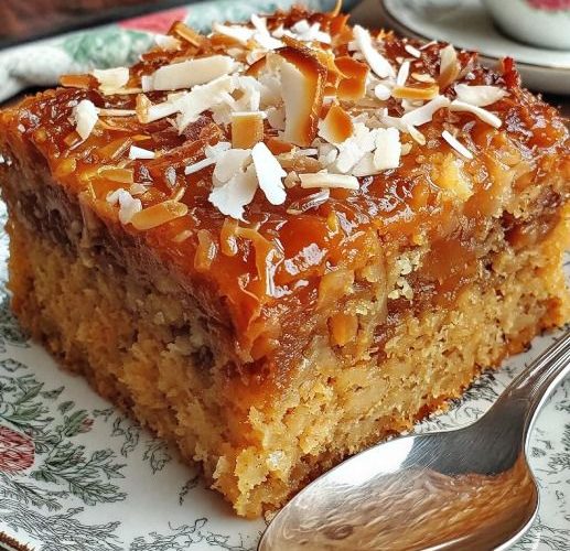 Old Fashioned Oatmeal Cake