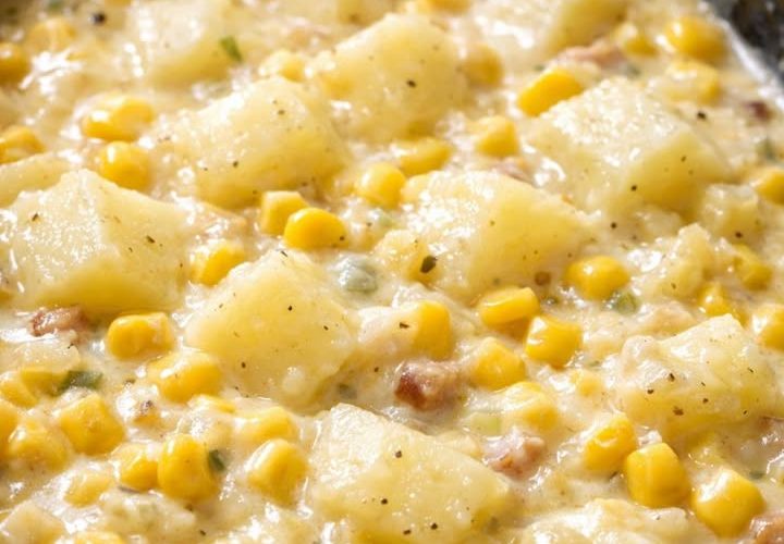 Slow Cooker Corn and Potato Chowder