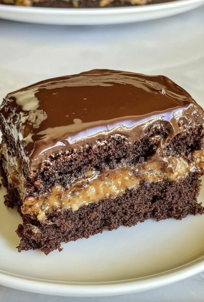 Chocolate Turtle Cake