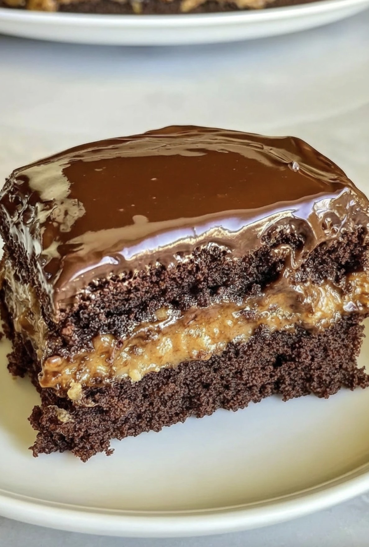 Chocolate Turtle Cake