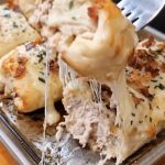 Loaded Bacon Chicken Alfredo Stuffed Breadstick Bombs