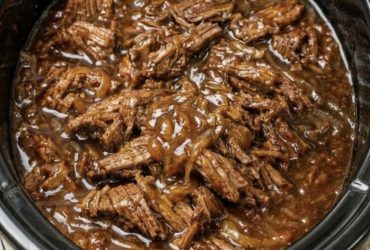 Slow Cooker French Onion Chuck Roast