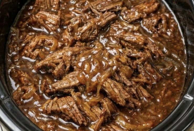 Slow Cooker French Onion Chuck Roast