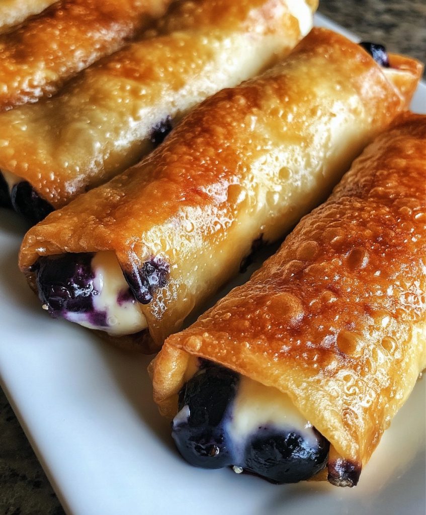 Blueberry Cheesecake Rolls