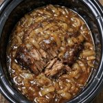 Slow Cooker 4-Ingredient Onion Soup Pot Roast